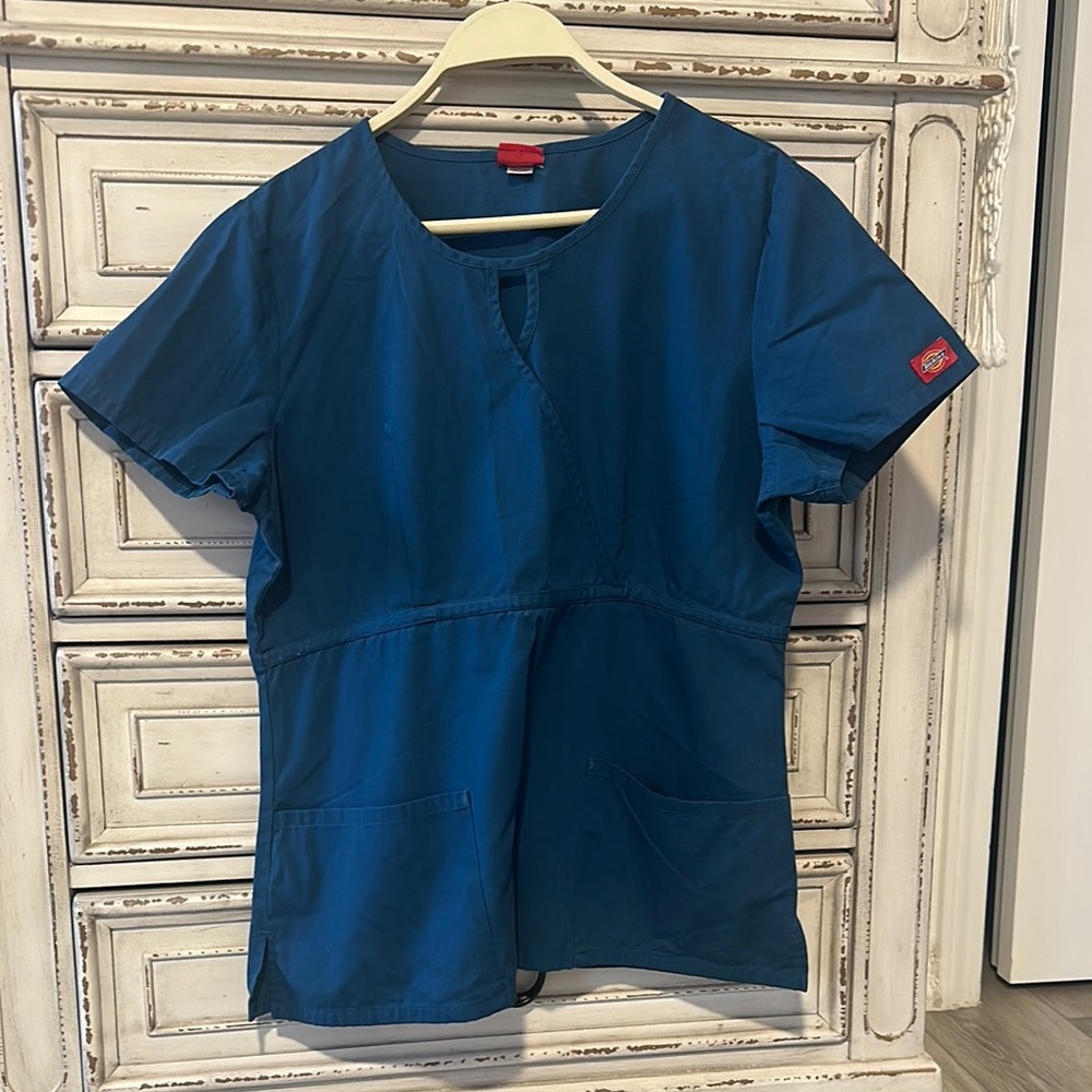 Dickies Blue Fitted Short Sleeve Tee
